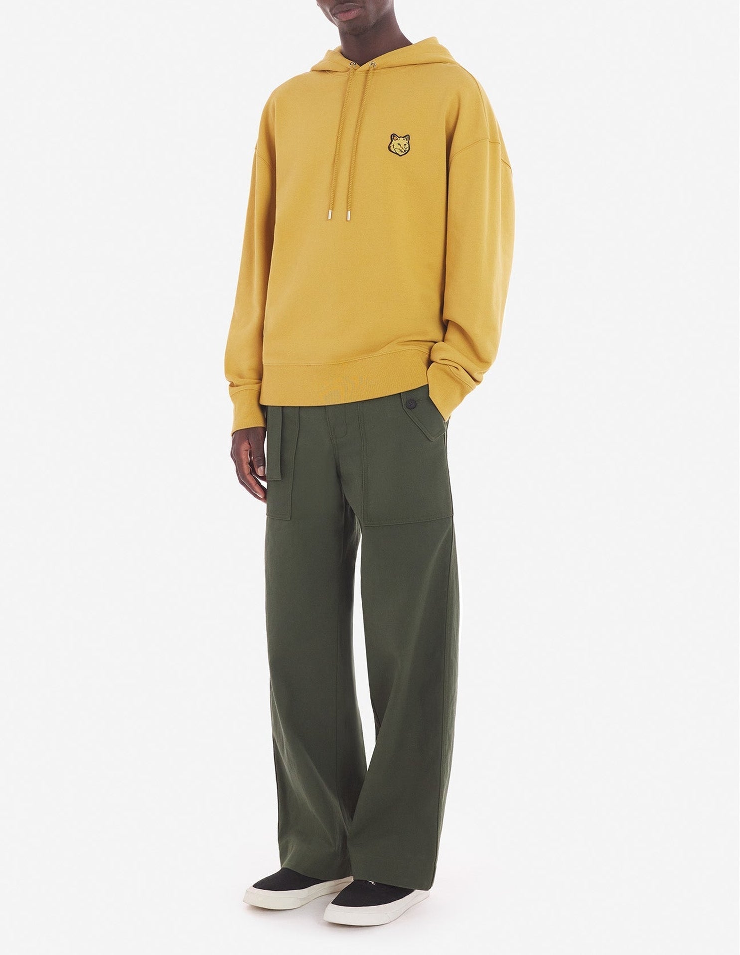 Long-sleeved hoodie - Trench coat