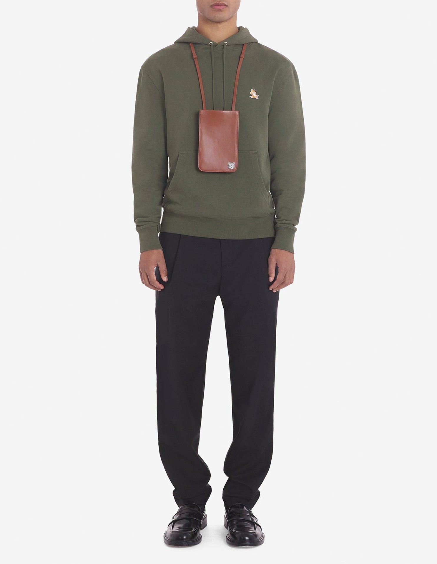 Sweat à capuche et manches longues - Military Green