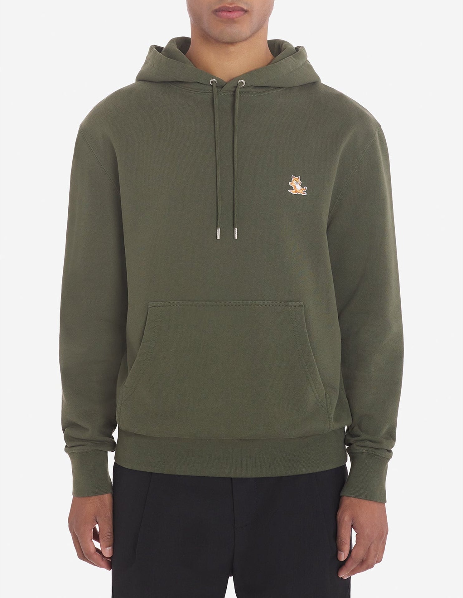 Sweat à capuche et manches longues - Military Green