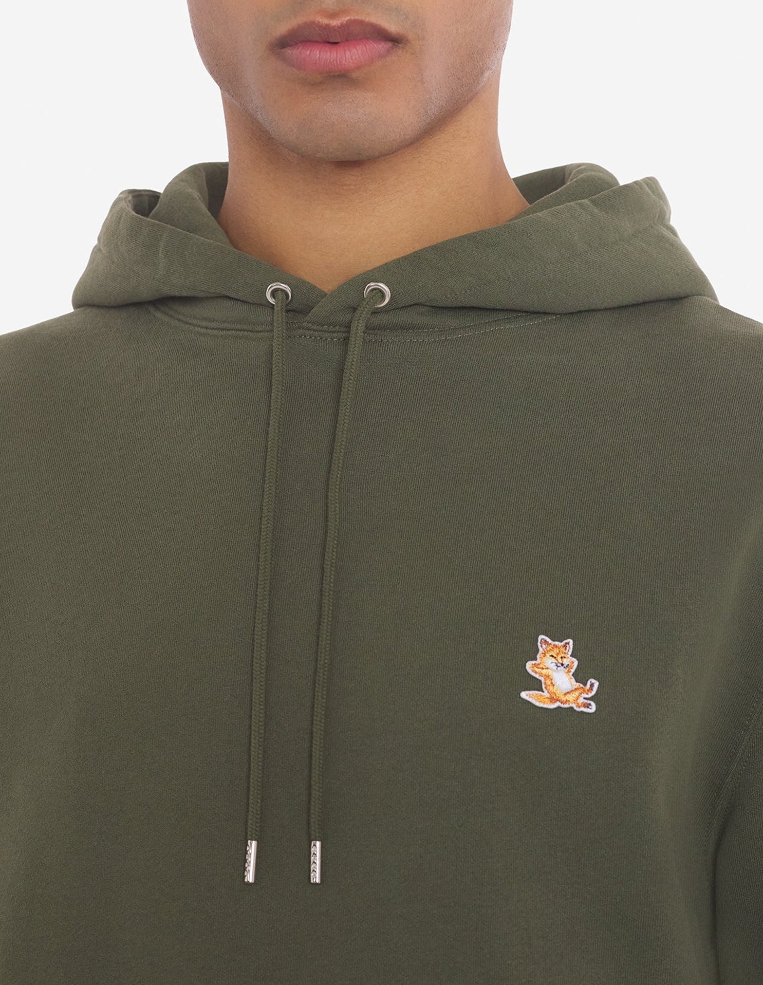 Sweat à capuche et manches longues - Military Green