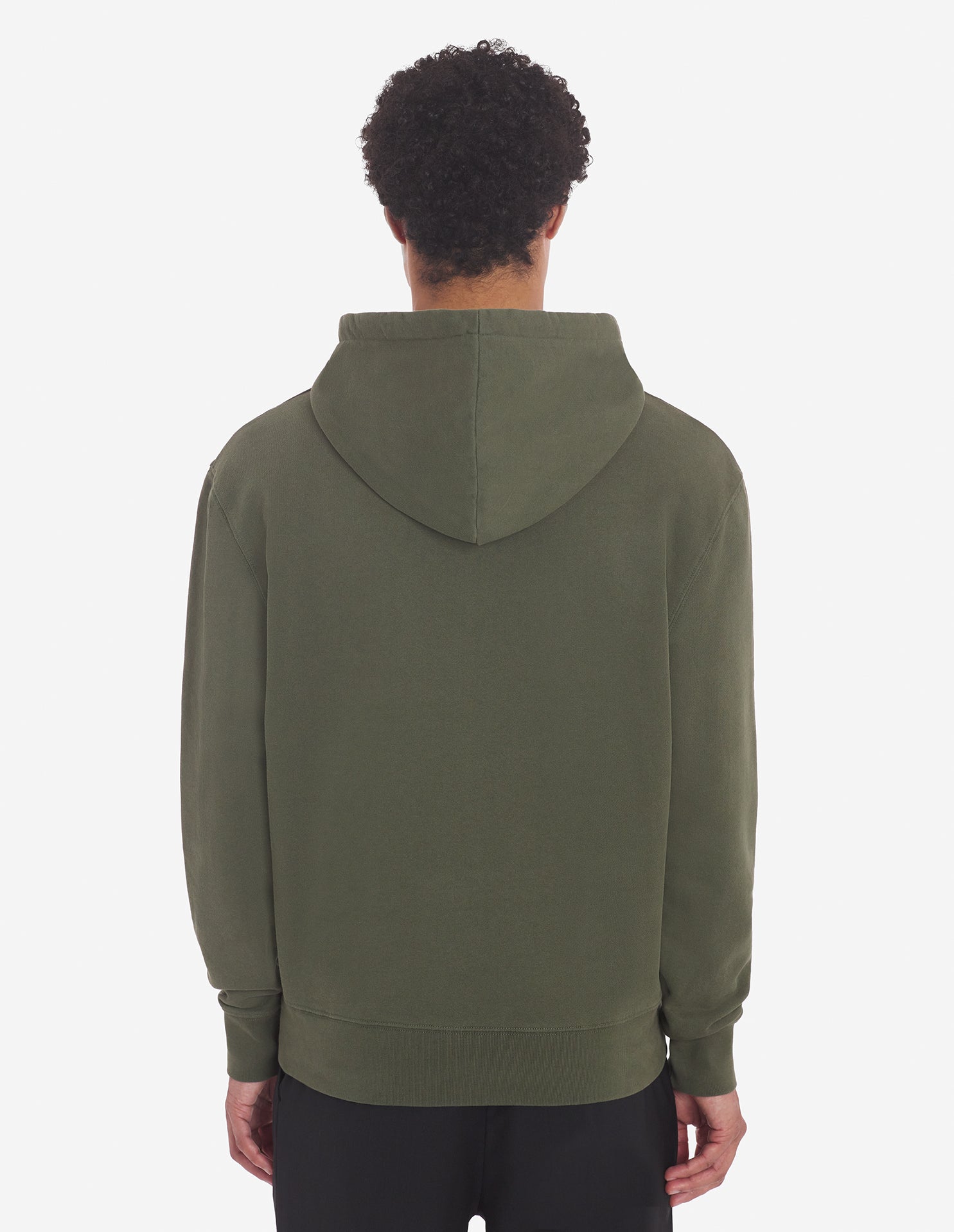 Sweat à capuche et manches longues - Military Green