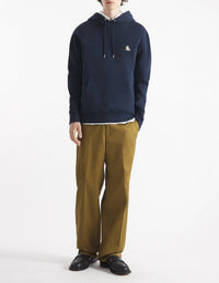 Long-sleeved hoodie - Ink Blue