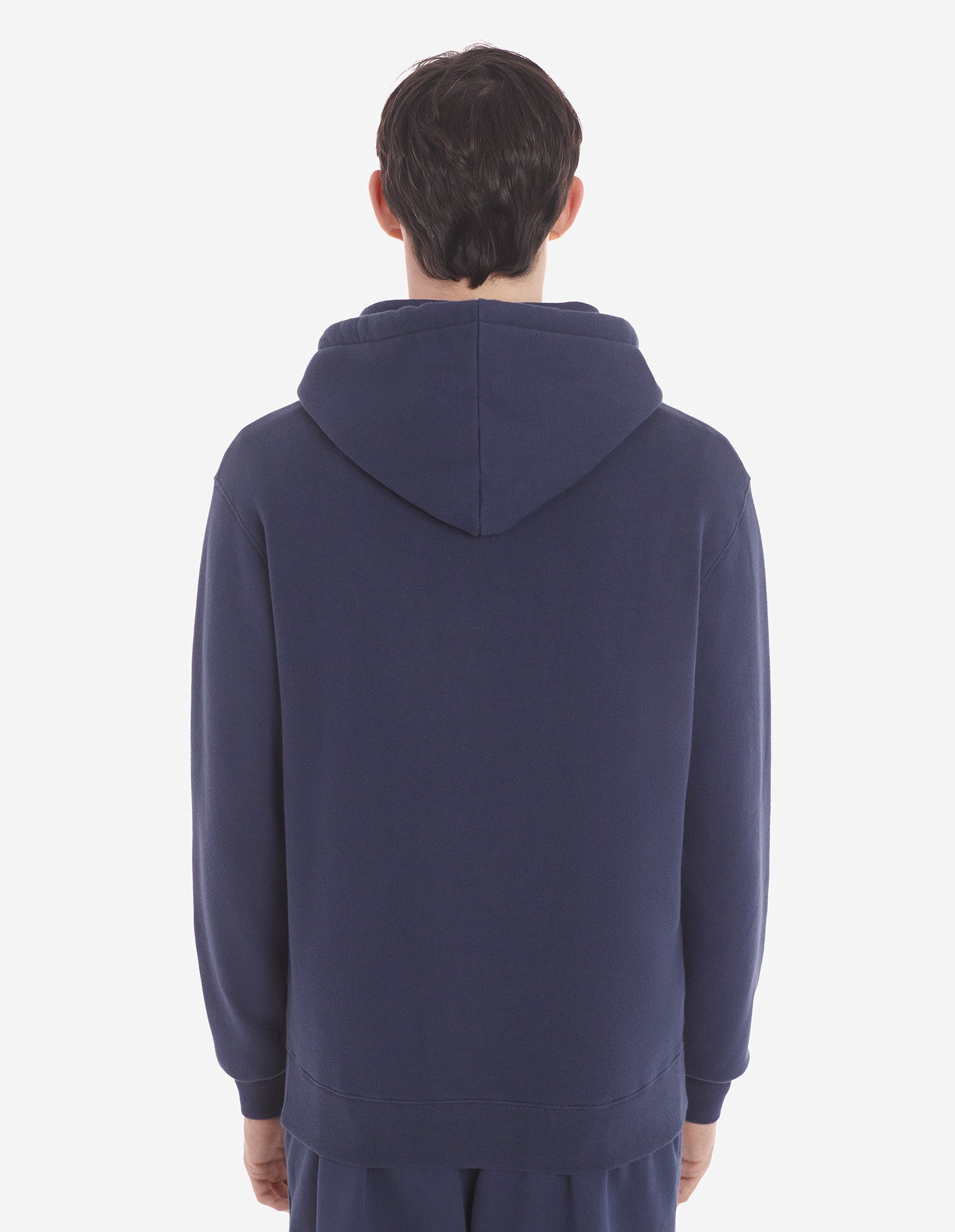 Long-sleeved hoodie - Ink Blue