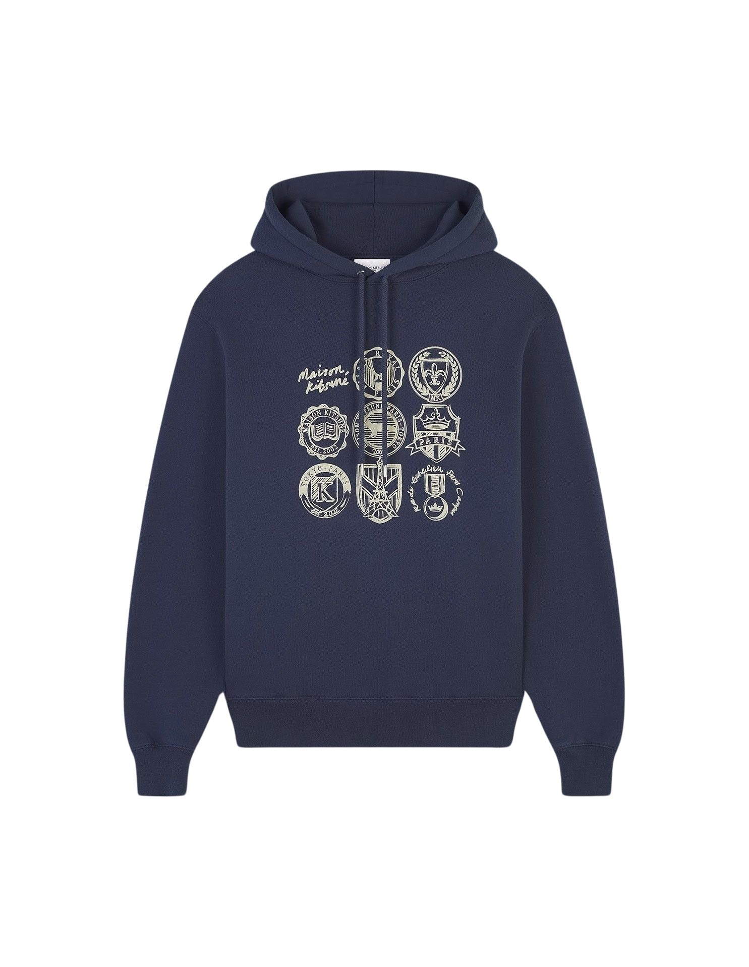 Long-sleeved hoodie - Ink Blue