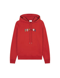 Sweat à capuche oversize - Burnt Red