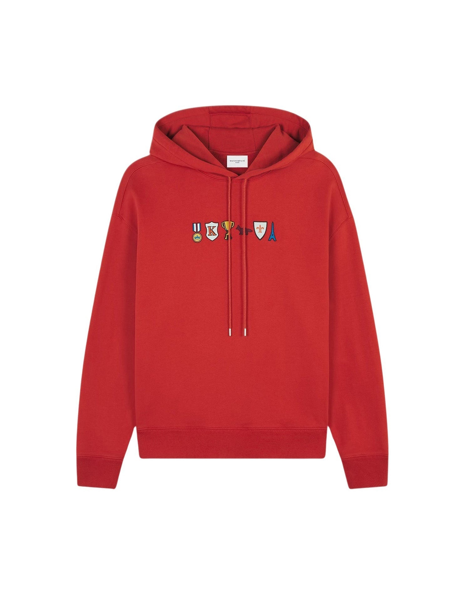 Sweat à capuche oversize - Burnt Red