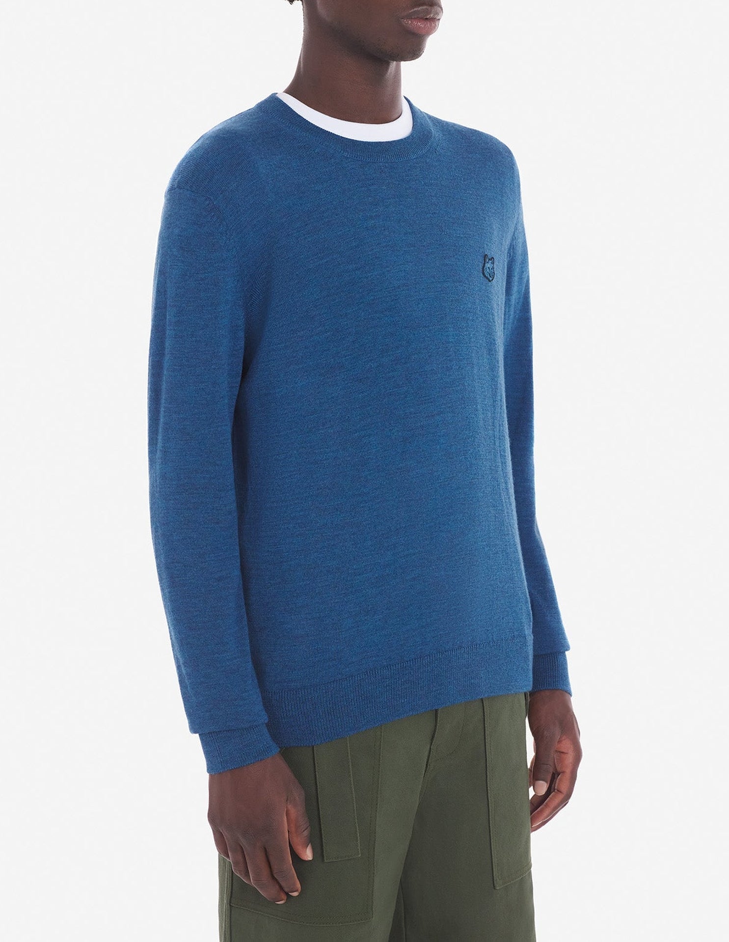 Pull à manches longues en laine - Sapphire