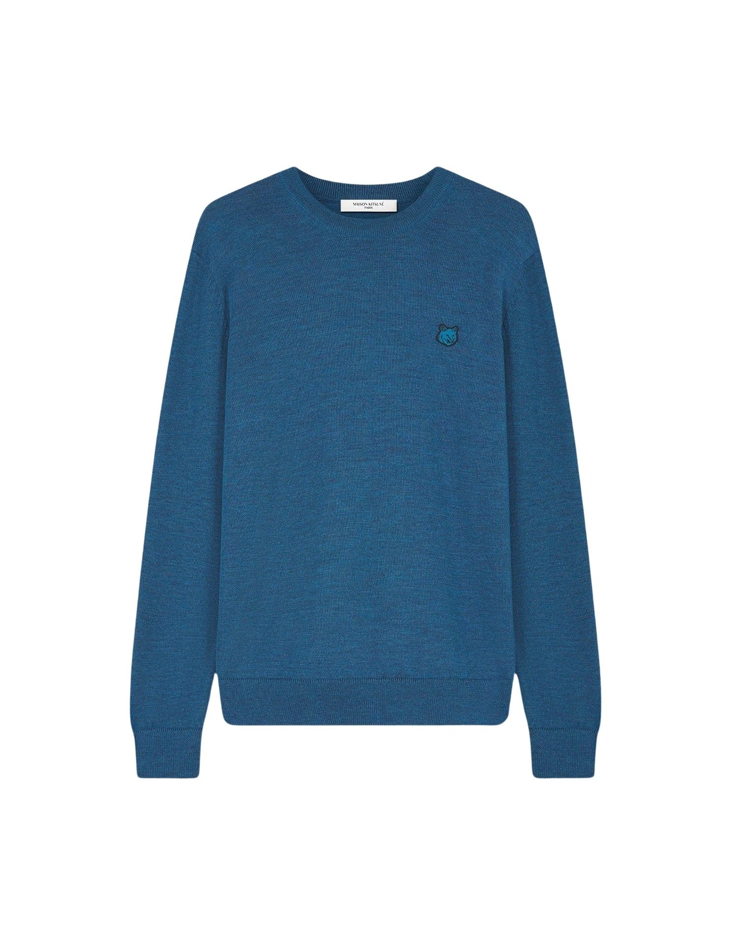 Pull à manches longues en laine - Sapphire