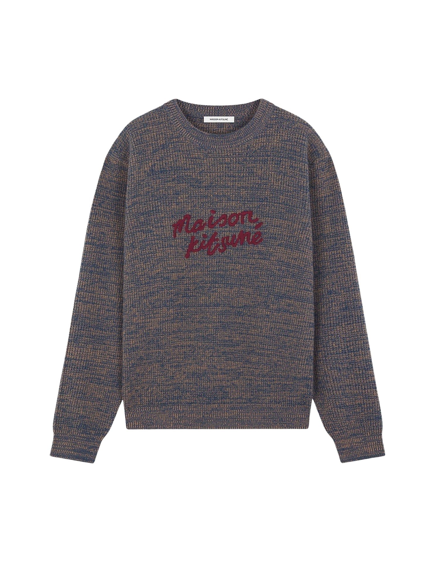 Embroidered wool jumper - Birch & Lake Blue
