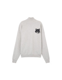 Pull col roulé en laine - Light Grey