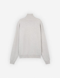 Pull à col roulé en laine - Light Grey Melange