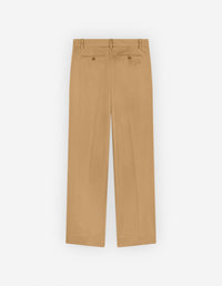 Straight-leg chino trousers with pocket - Beige