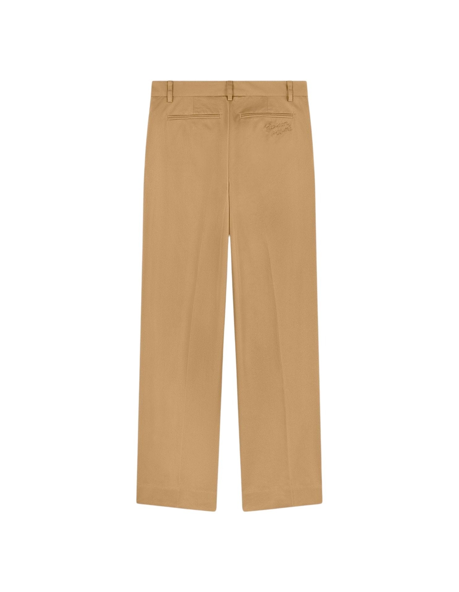 Straight-leg chino trousers - Beige