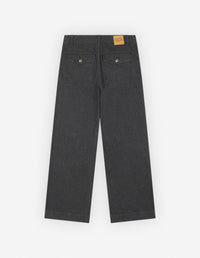 Denim patch trousers - Washed Black