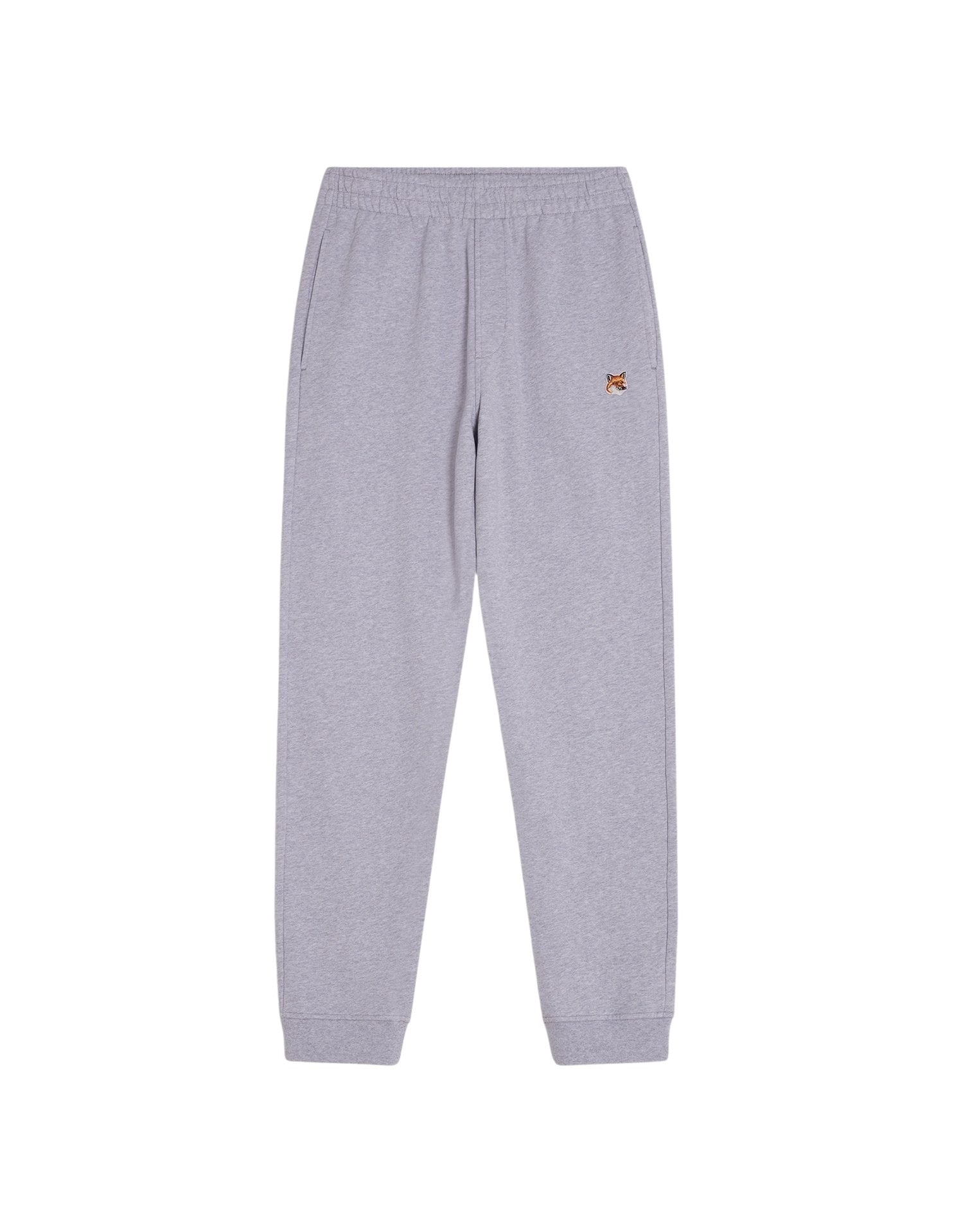 Track trousers with badge - Light Grey Melange