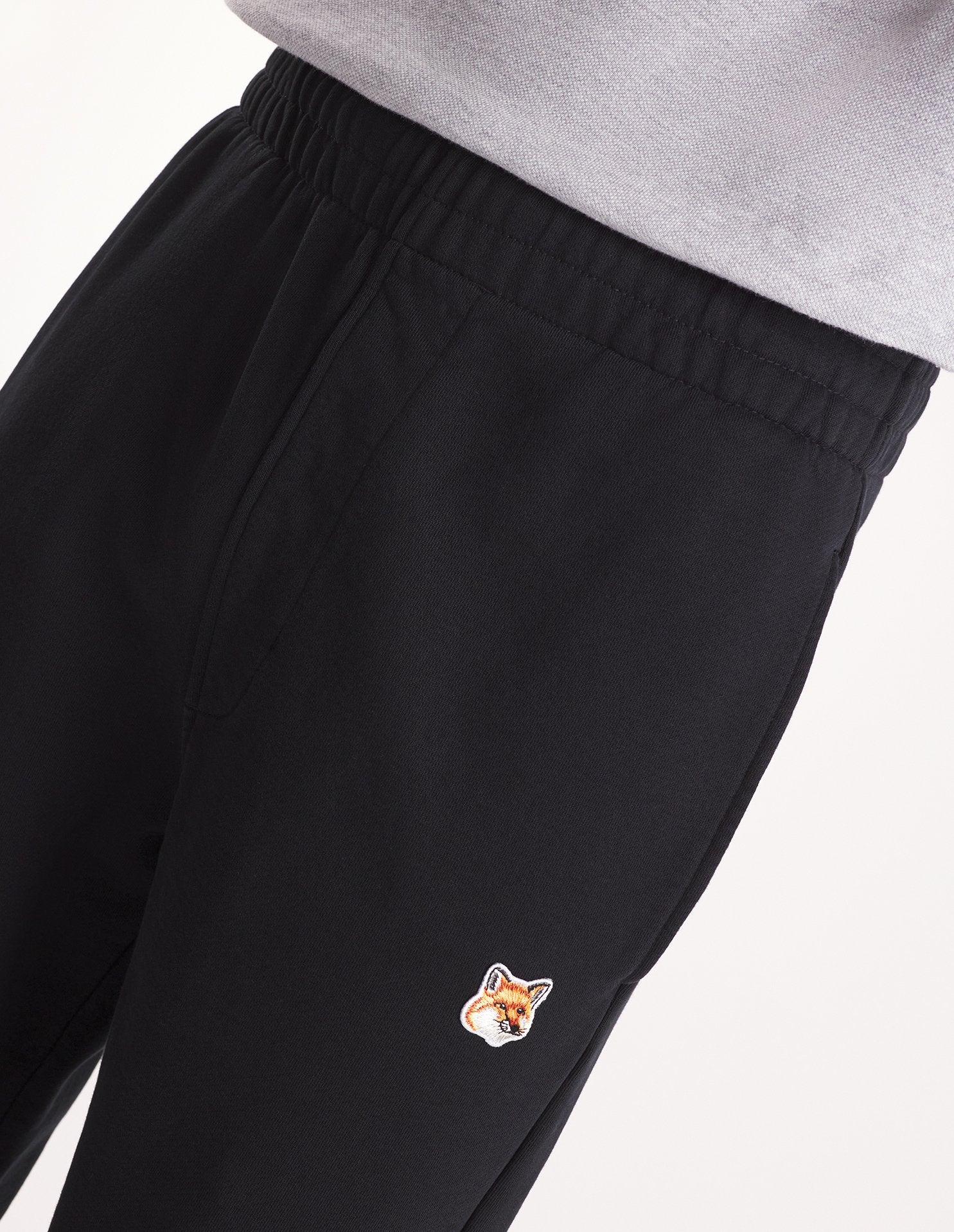 Track trousers with badge - Black
