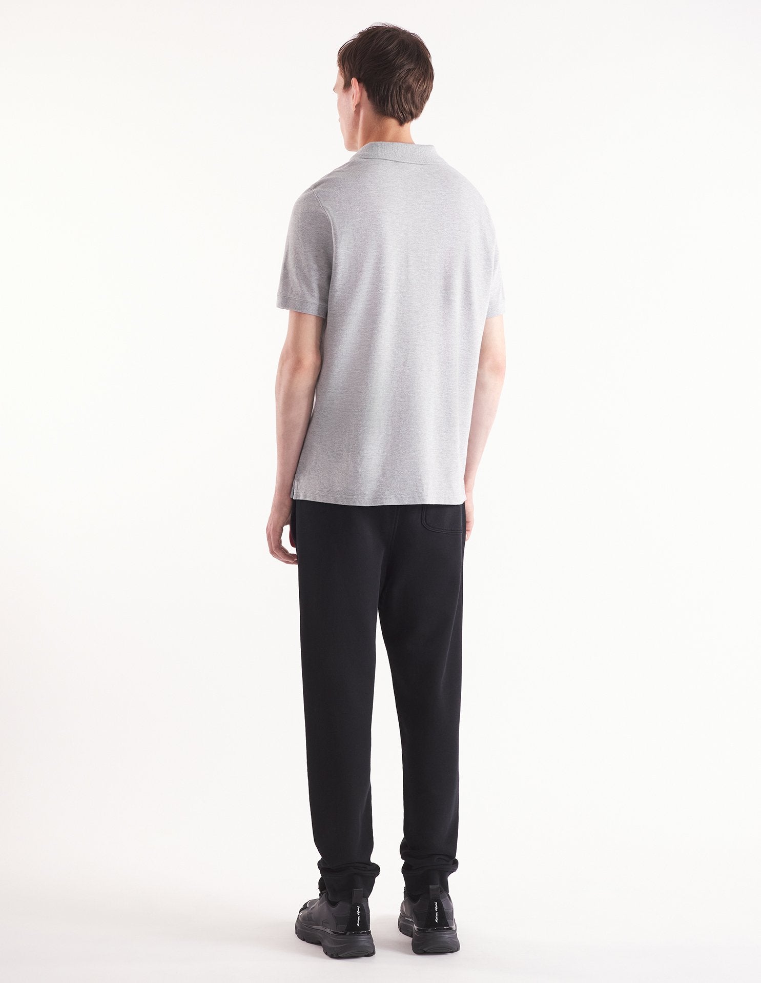 Track trousers with badge - Black
