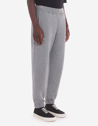 Fox sweatpants with crest - Medium Grey Melange