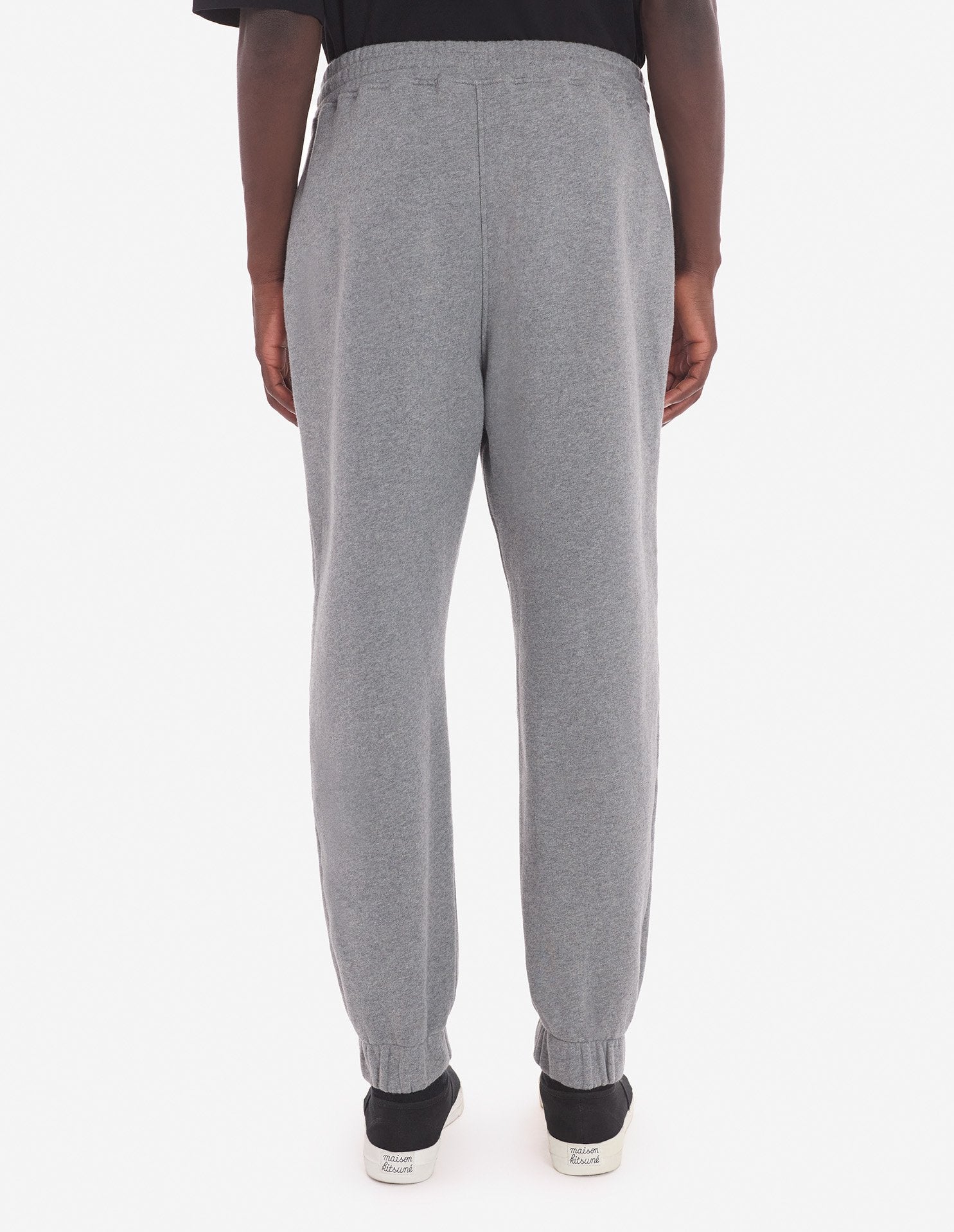 Fox sweatpants with crest - Medium Grey Melange