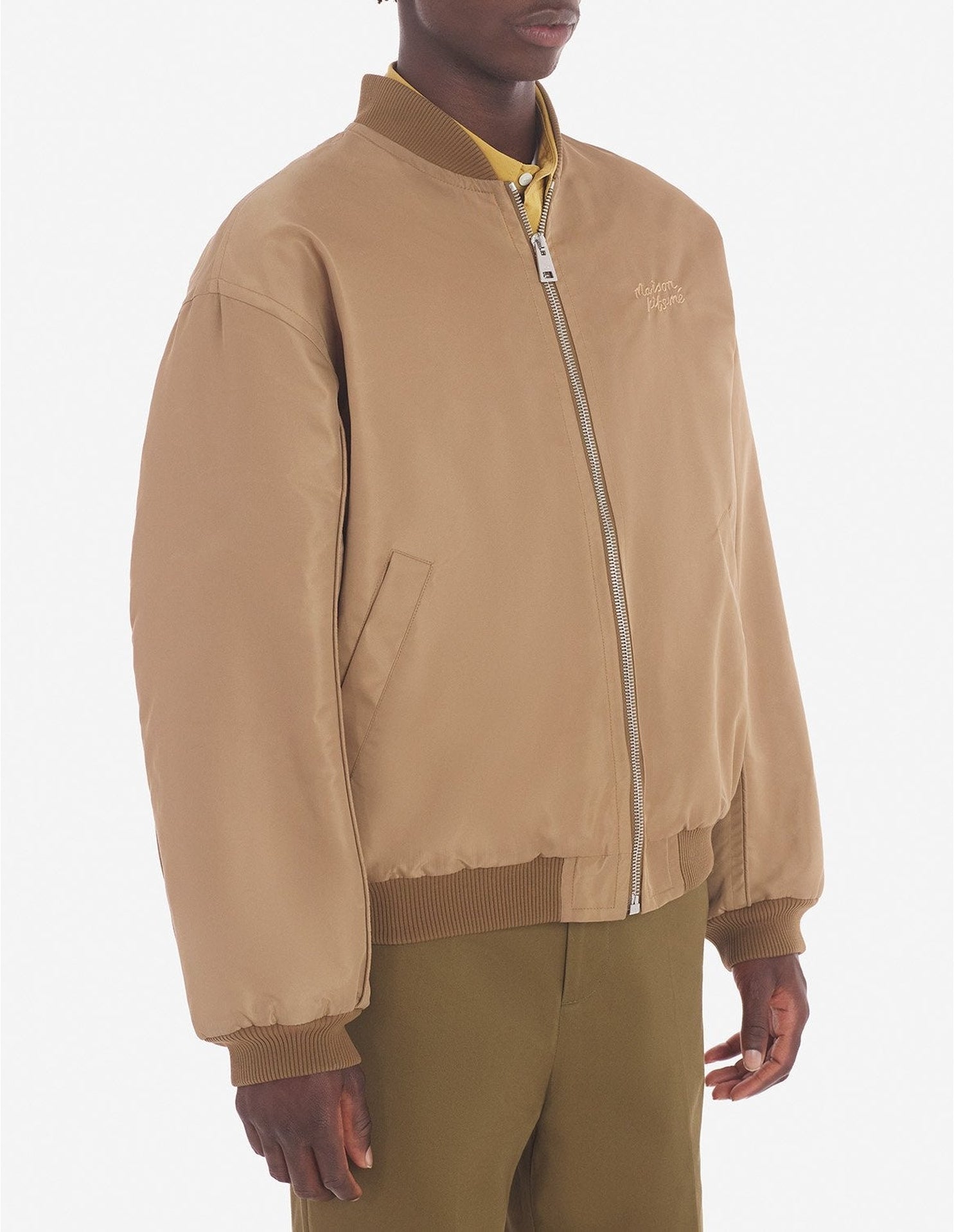 Zipped bomber - Taupe