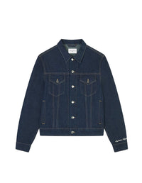 Button-down denim jacket - Washed Indigo