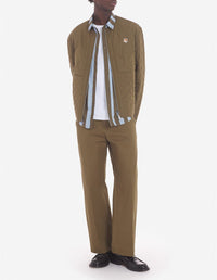 Blouson matelassé à manches longues - Khaki