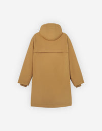 Quilted parka with detachable hood - Taupe