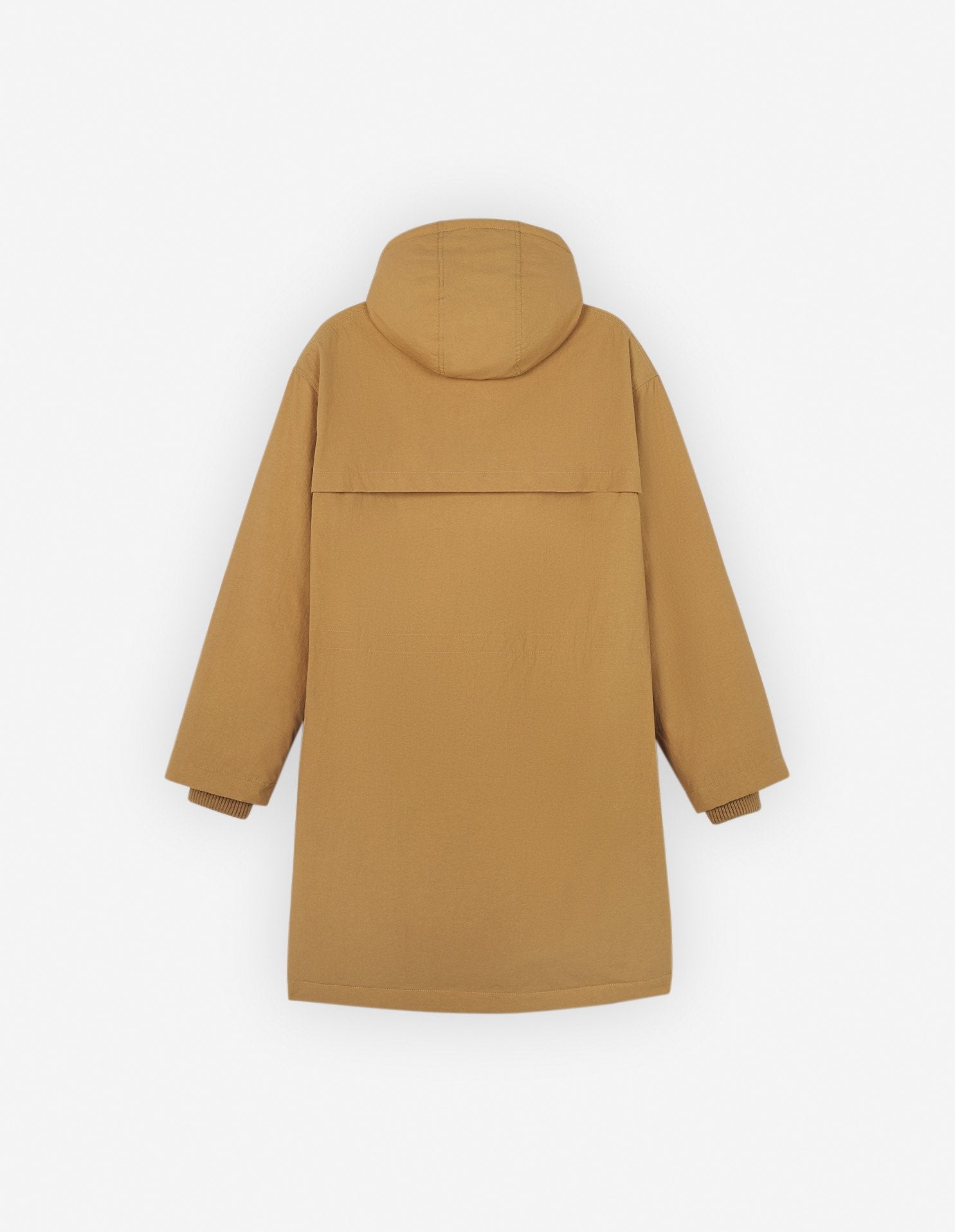 Quilted parka with detachable hood - Taupe