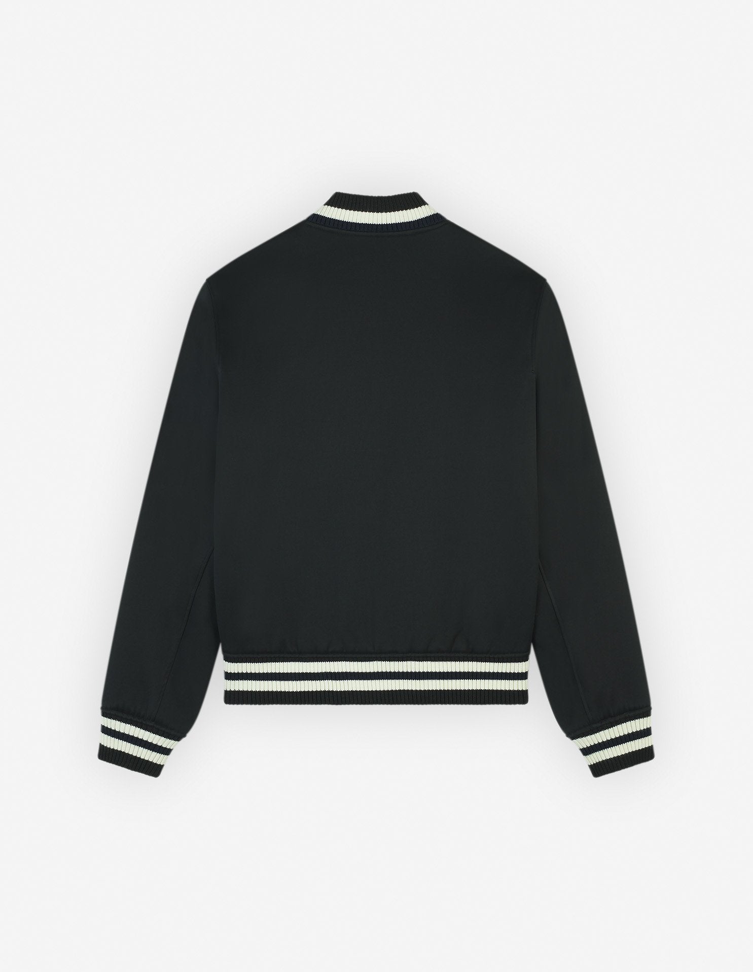 Teddy jacket with patch - Black