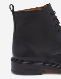 Chelsea boots with leather laces - Black