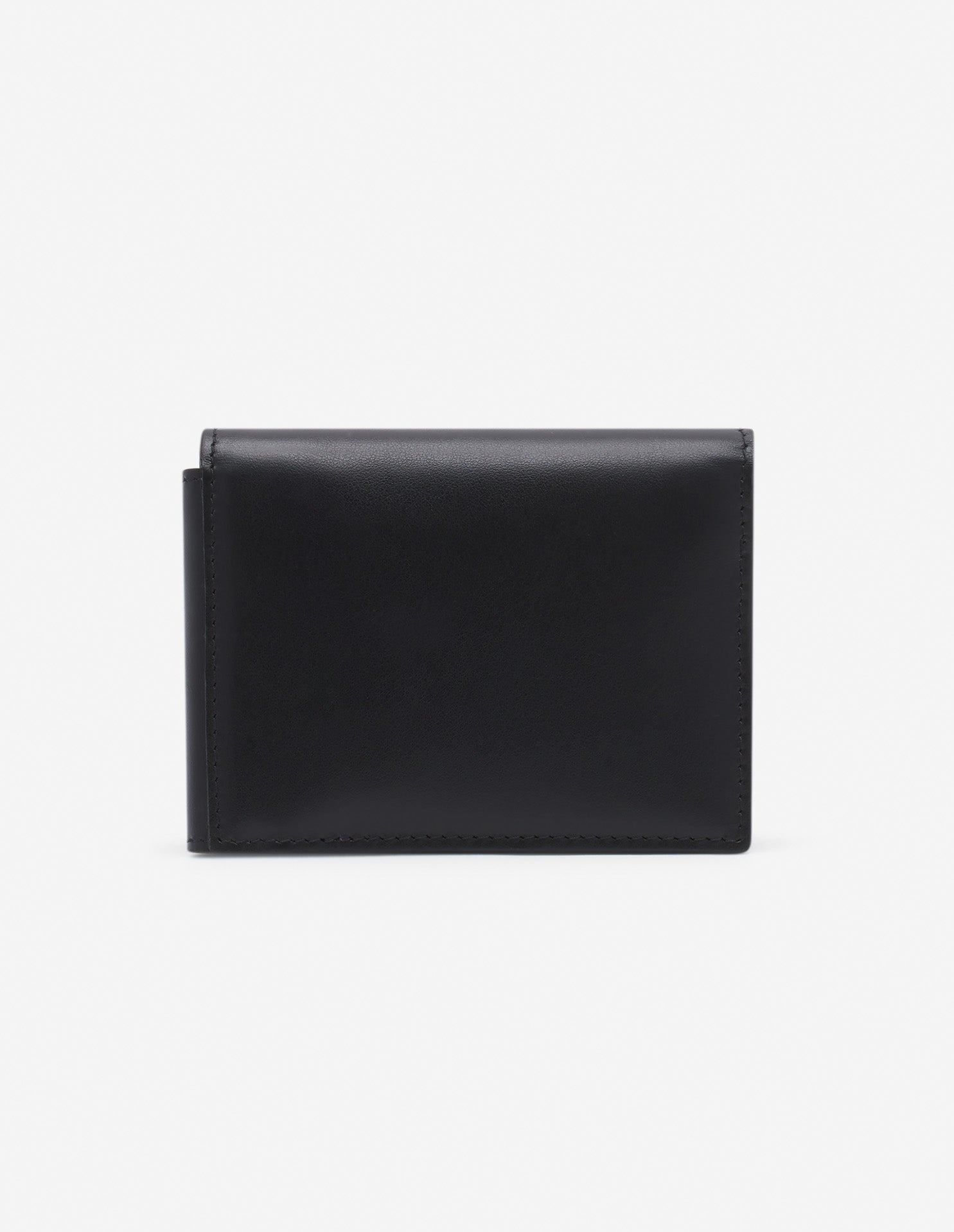Embossed leather wallet - Black