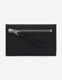 Portefeuille compact avec écusson - Black