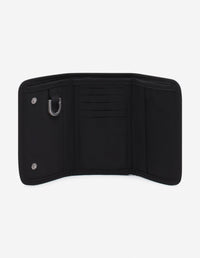 Portefeuille compact avec écusson - Black