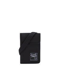 Shoulder bag with badge - Black