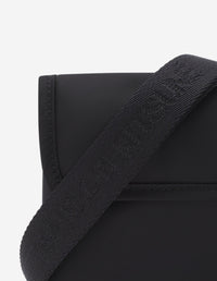 Shoulder bag with badge - Black