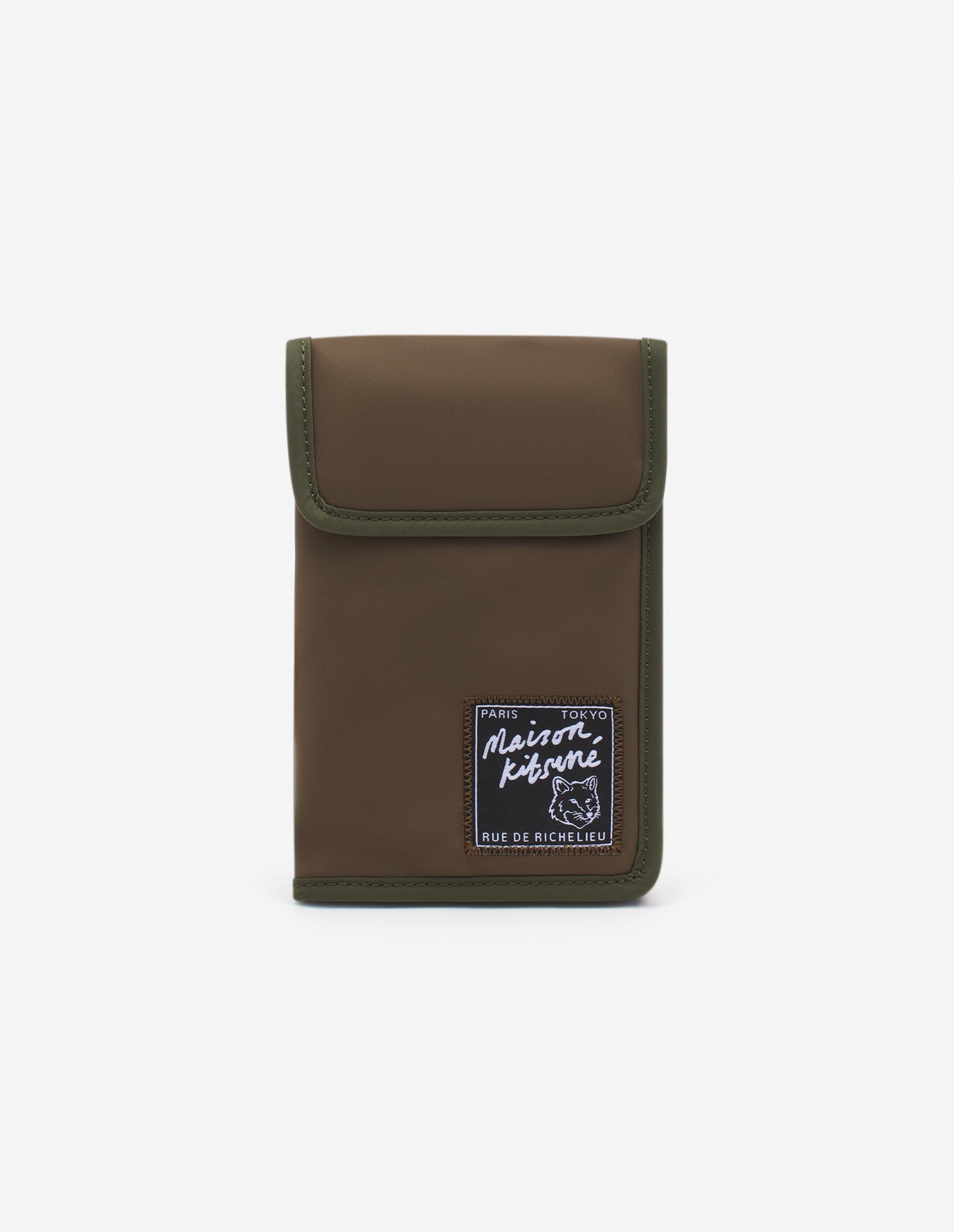 Shoulder bag with badge - Khaki