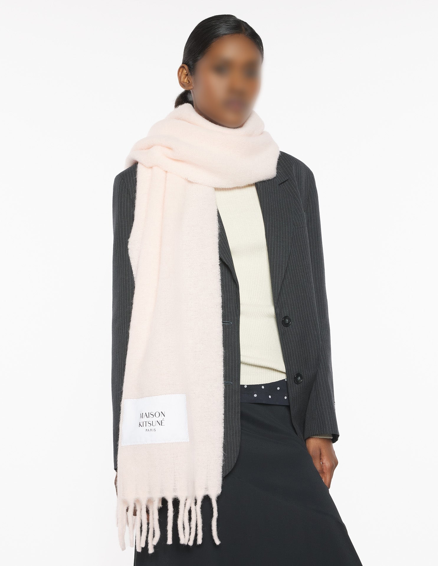 Thick wool scarf - Angel Wing