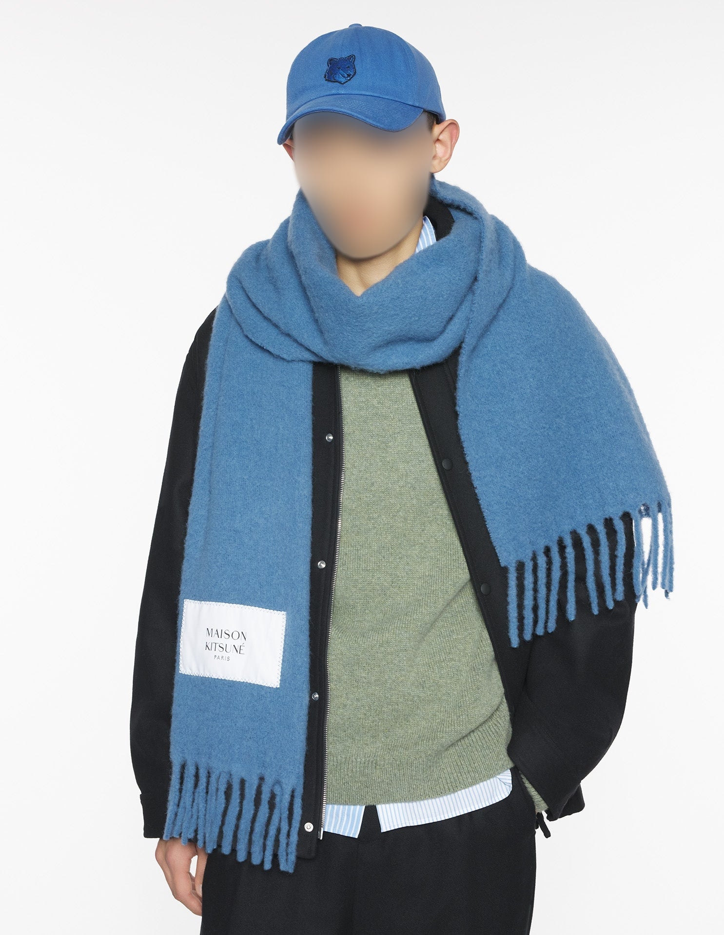 Thick wool scarf - Infinity