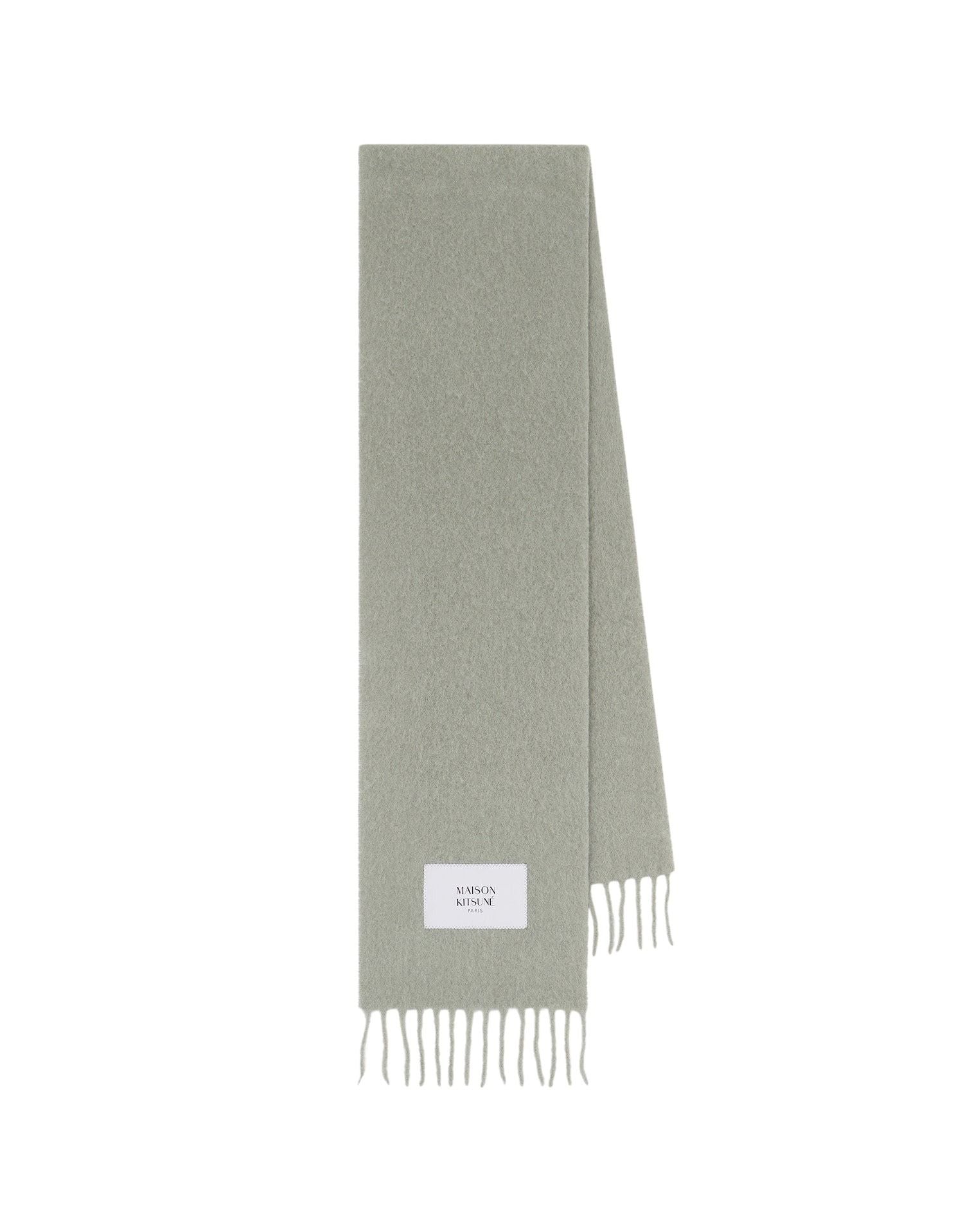 Thick wool scarf - Pebble