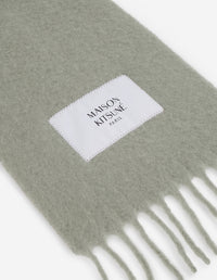 Thick wool scarf - Pebble