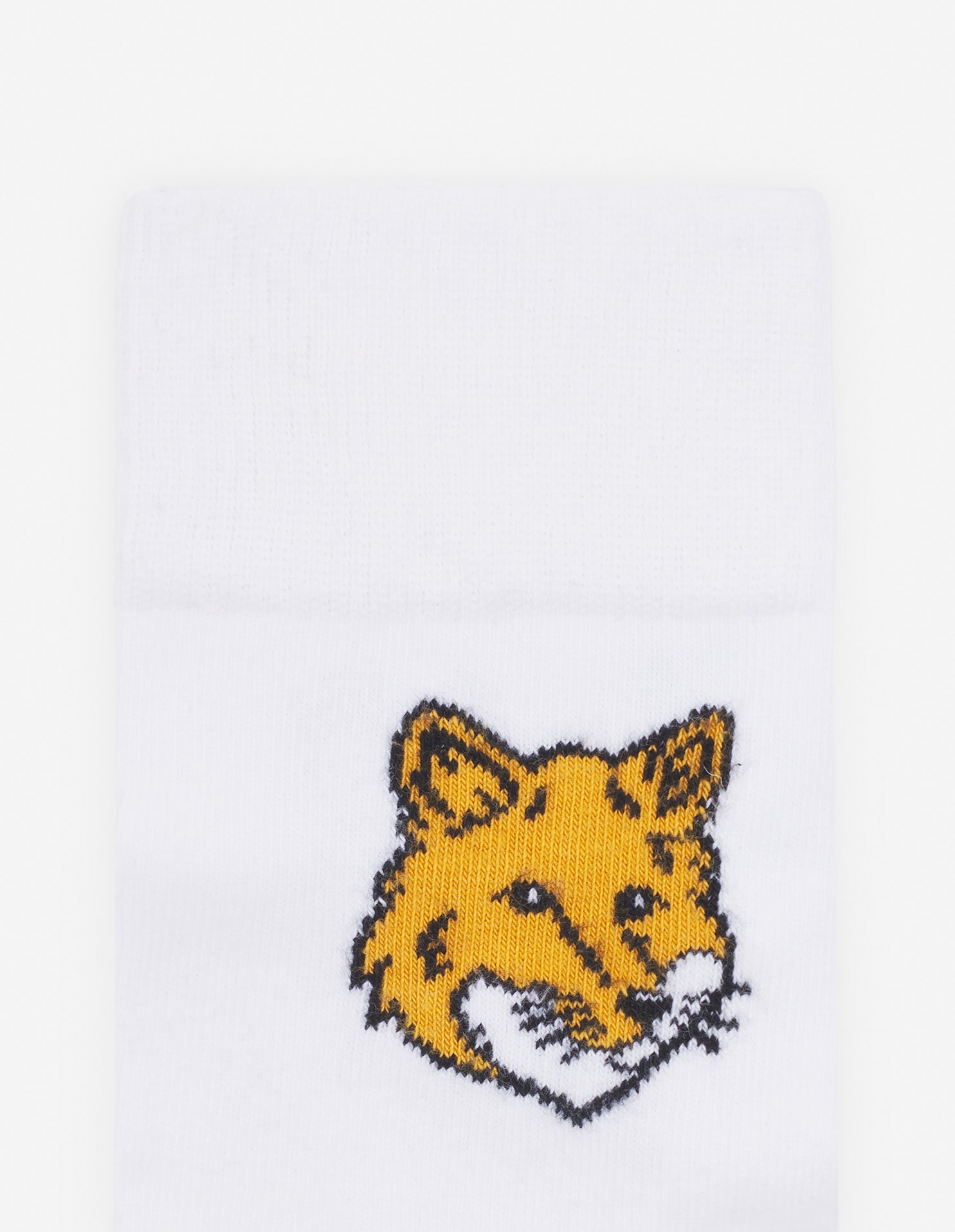 Socks with crest - White