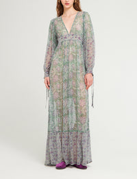 Robe longue Loah - Aqua