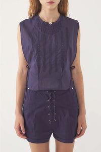 NAVY LOLA TOP