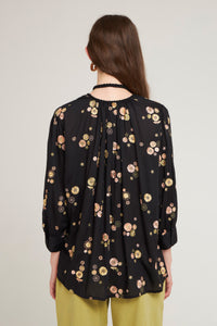 Blouse brodée Lola - Black