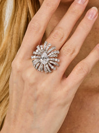 1qty NEW / Or blanc 18 ct Alliance en or blanc 18 carats sertie de diamants synthétiques taille marquise 8 // RECO : 7140€