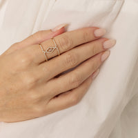 PT2_PrixTroca:980€_VentesTroca:0_QtyTroca:1_ST:0%_Bague Délicatesse en Or rose 18K sertie de diamants - Rose