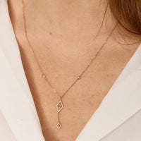 PT2_PrixTroca:890€_VentesTroca:0_QtyTroca:1_ST:0%_Collier Délicatesse en Or rose 18K serti de diamants - Rose