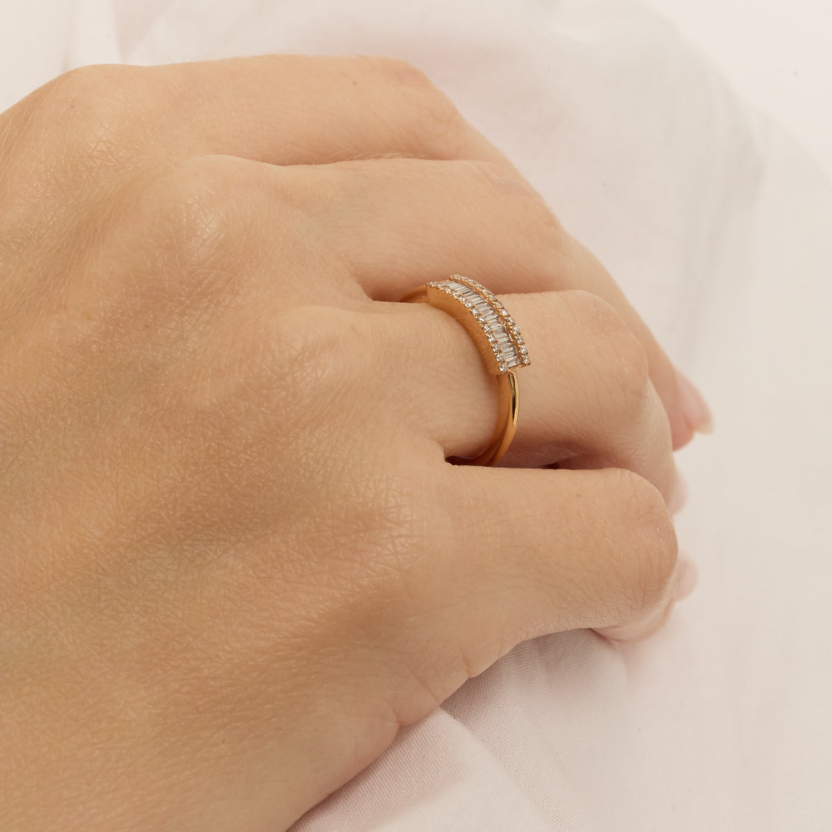 PT2_PrixTroca:760€_VentesTroca:0_QtyTroca:1_ST:0%_Bague Éclat en Or rose 18K sertie de diamants - Rose