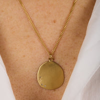 Collier chaîne en or jaune sertie de diamant - Diamant