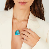 COLLIER TURQUOISE OR ROSE